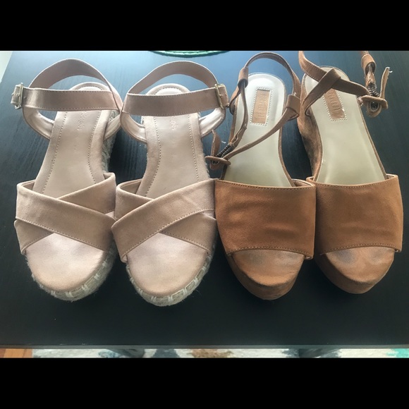 Forever 21 Flatform Wedge Sandals - Picture 6 of 6